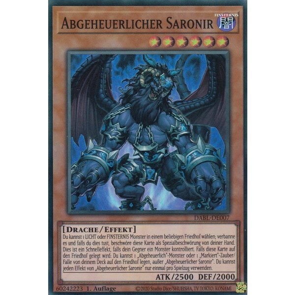 Abgeheuerlicher Saronir DABL-DE007