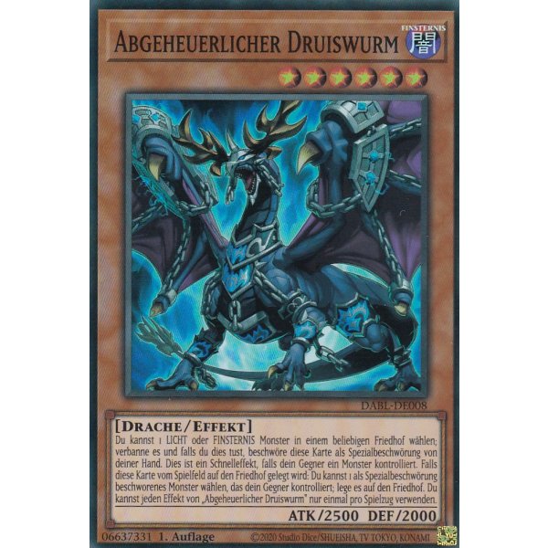 Abgeheuerlicher Druiswurm DABL-DE008