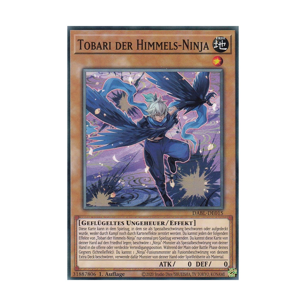 Yugioh Funny Shop] 1 Lá Thẻ Bài Tobari The Sky Ninja - MP23-EN166 - Common 1st Edition