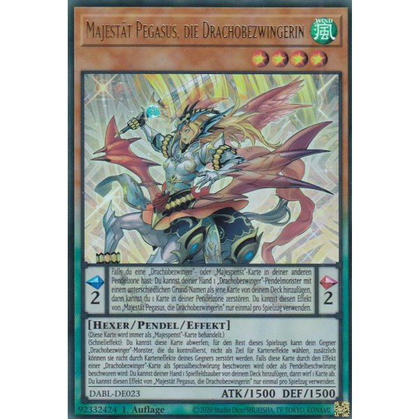 Majest&auml;t Pegasus, die Drachobezwingerin DABL-DE023