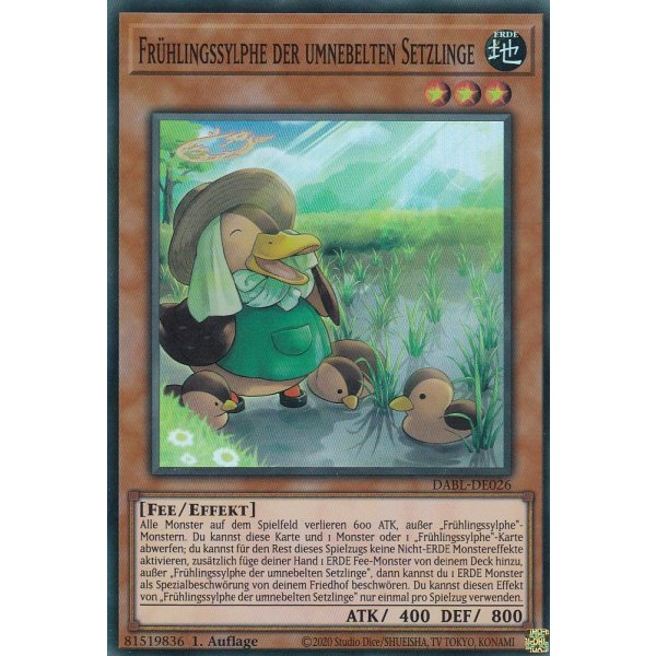 Fr&uuml;hlingssylphe der umnebelten Setzlinge DABL-DE026