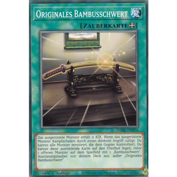 Originales Bambusschwert DABL-DE070