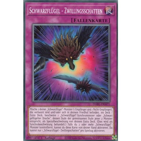 Schwarzfl&uuml;gel - Zwillingsschatten DABL-DE071