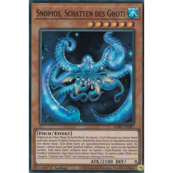 Snopios, Schatten des Ghoti DABL-DE087