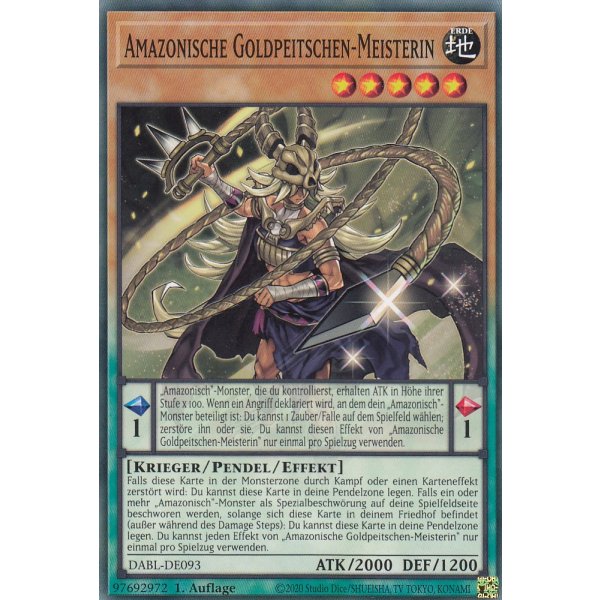 Amazonische Goldpeitschen-Meisterin DABL-DE093