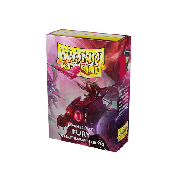 Dragon Shield Japanese Size Sleeves - Fury (60 Matte Kartenh&uuml;llen)