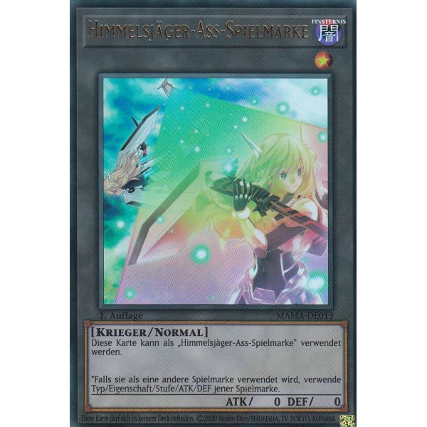 Himmelsj&auml;ger-Ass-Spielmarke MAMA-DE013