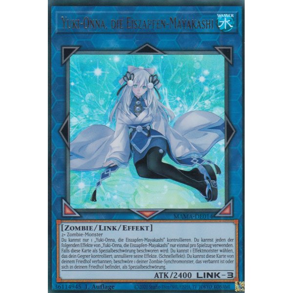 Yuki-Onna, die Eiszapfen-Mayakashi MAMA-DE014