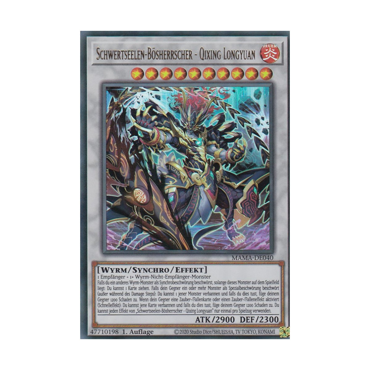 SchwertseelenBösherrscher Qixing Longyuan MAMADE040 Magnificent