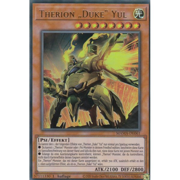 Therion &bdquo;Duke&ldquo; Yul MAMA-DE061