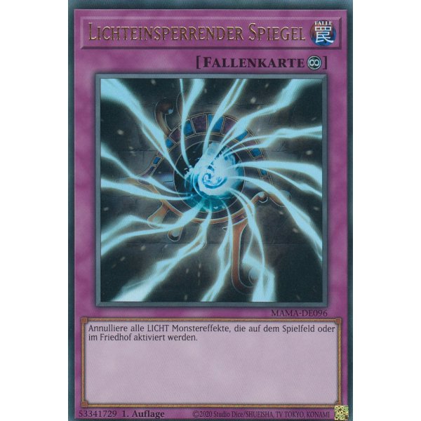 Lichteinsperrender Spiegel MAMA-DE096