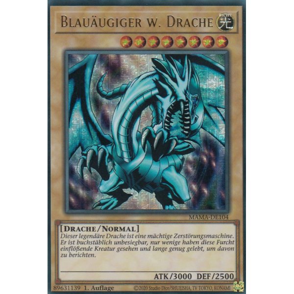 Blau&auml;ugiger w. Drache (Pharaohs Rare) MAMA-DE104-PR