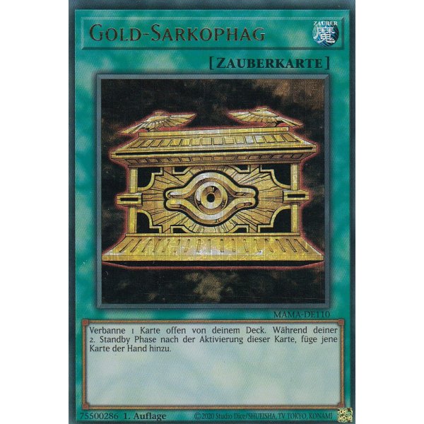 Gold-Sarkophag (Pharaohs Rare) MAMA-DE110-PR