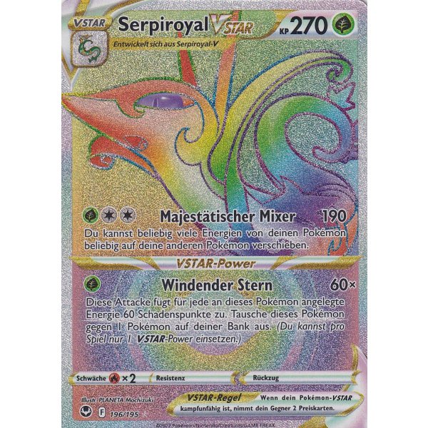 Serpiroyal-VSTAR 196/195 RAINBOW