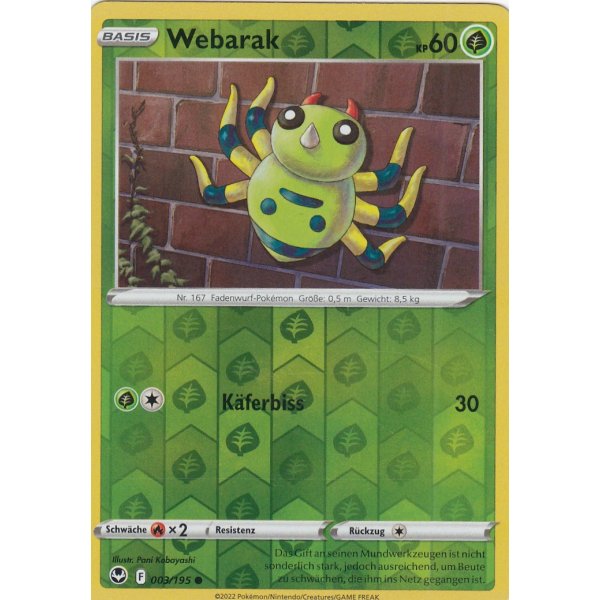 Webarak 003/195 REVERSE HOLO