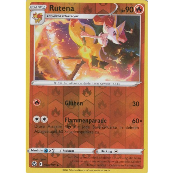 Rutena 026/195 REVERSE HOLO