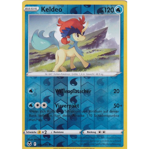 Keldeo 046/195 REVERSE HOLO