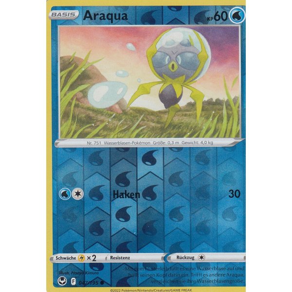 Araqua 047/195 REVERSE HOLO