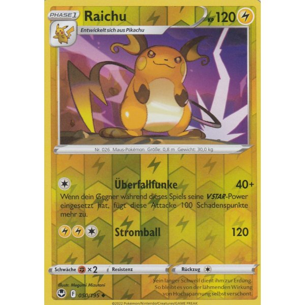 Raichu 050/195 REVERSE HOLO