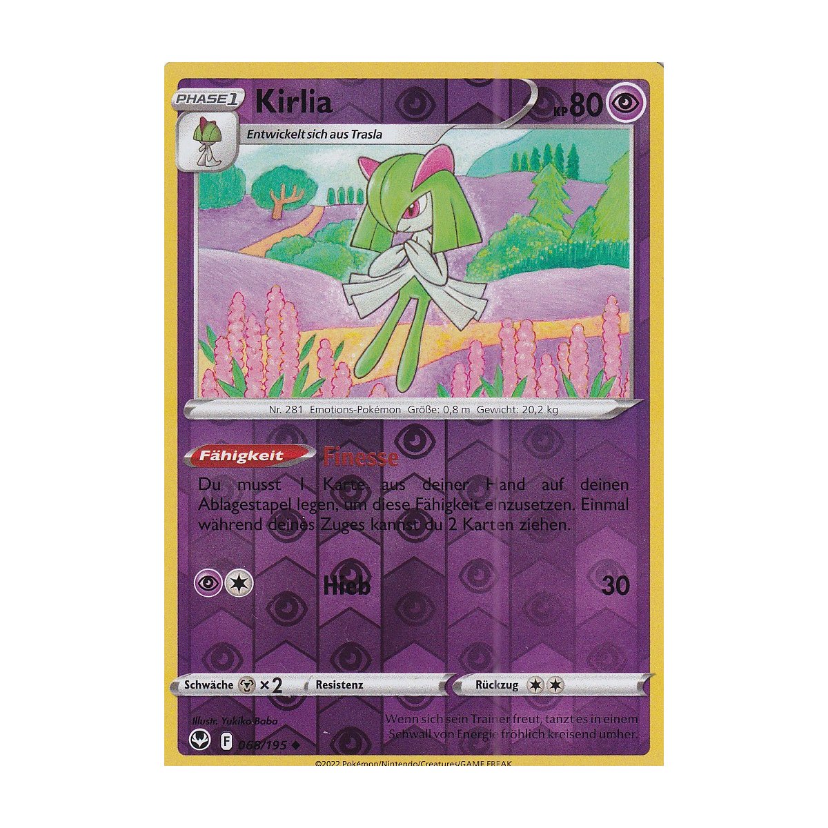 kirlia pokemon card price Kirlia 2023 Pokemon Scarlet & Violet 212/198 Illustration Rare PSA 8