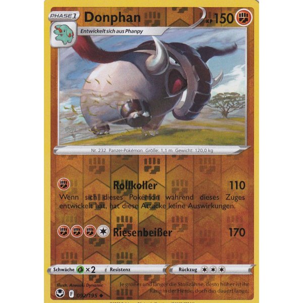 Donphan 092/195 REVERSE HOLO