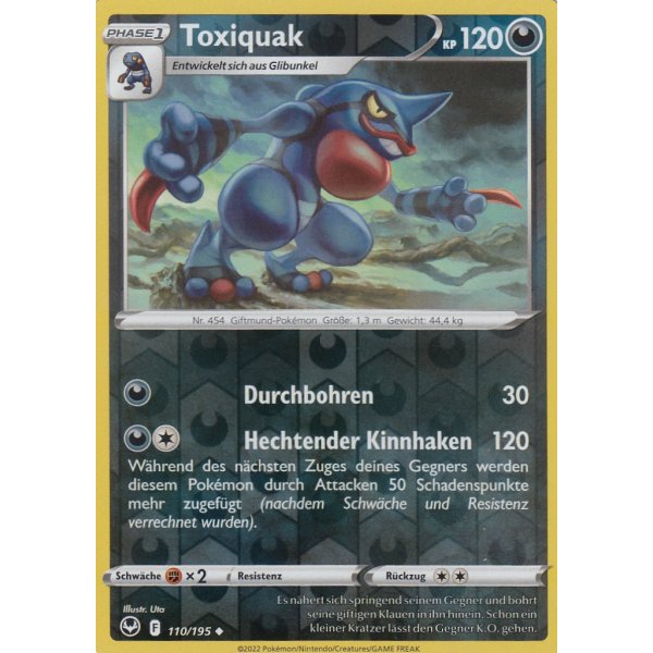 Toxiquak 110/195 REVERSE HOLO