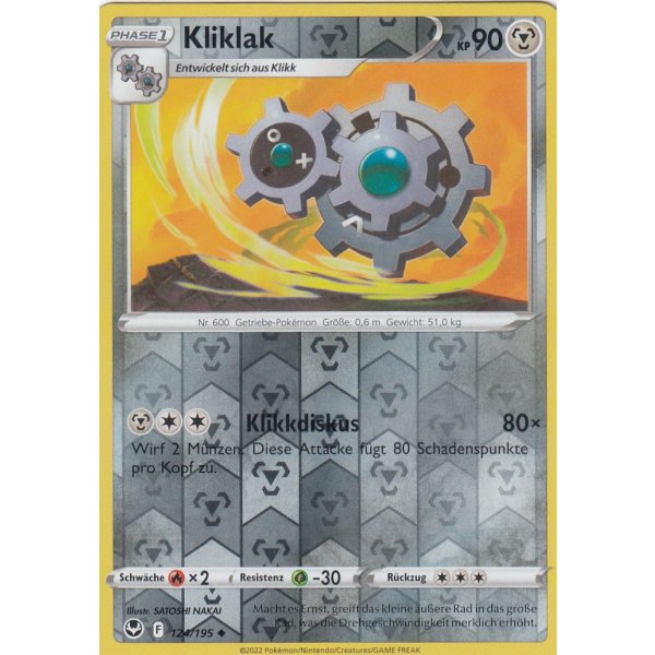 Kliklak 124/195 REVERSE HOLO