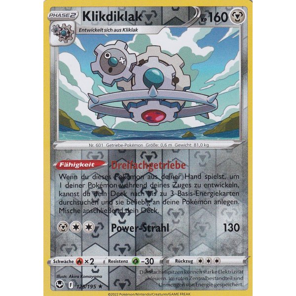 Klikdiklak 125/195 REVERSE HOLO