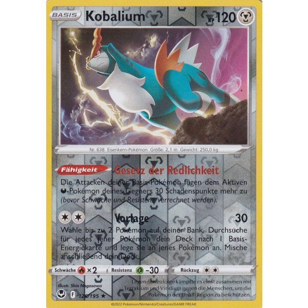 Kobalium 126/195 REVERSE HOLO