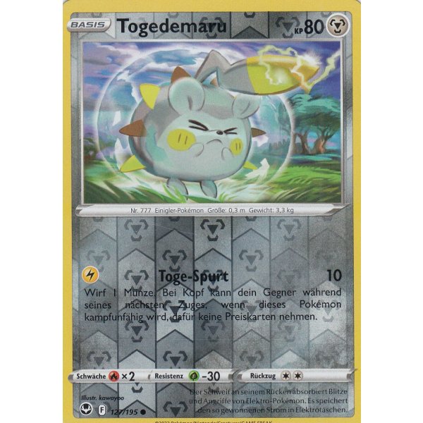 Togedemaru 127/195 REVERSE HOLO