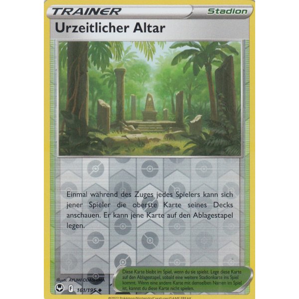Urzeitlicher Altar 161/195 REVERSE HOLO