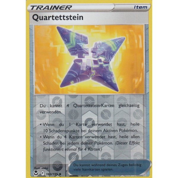 Quartettstein 163/195 REVERSE HOLO