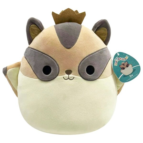 Squishmallows Pl&uuml;sch - Ziv der Fluggleiter mit Krone - ca. 26 cm