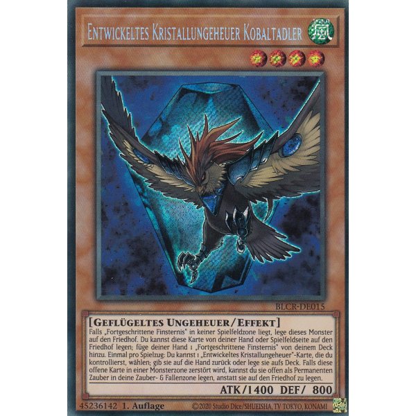 Entwickeltes Kristallungeheuer Kobaltadler BLCR-DE015
