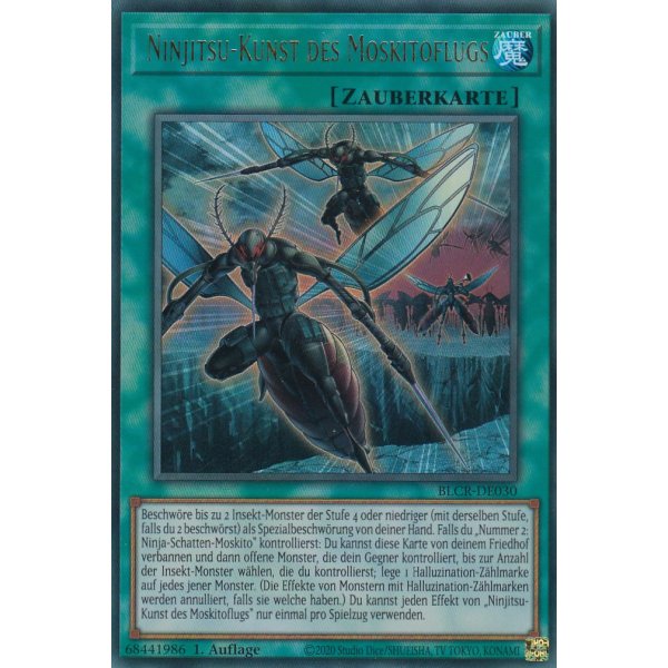 Ninjitsu-Kunst des Moskitoflugs BLCR-DE030