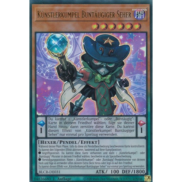 K&uuml;nstlerkumpel Bunt&auml;ugiger Seher BLCR-DE031