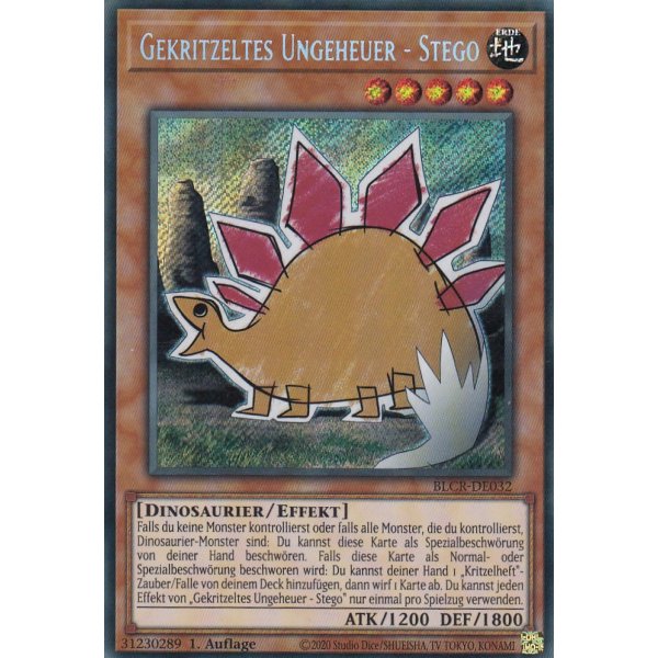 Gekritzeltes Ungeheuer - Stego BLCR-DE032