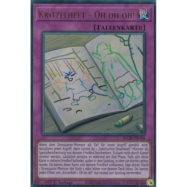 Kritzelheft - Oh oh oh! BLCR-DE034