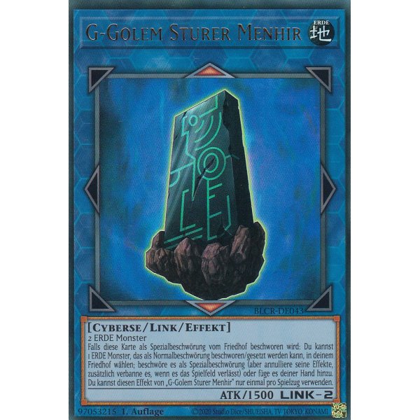 G-Golem Sturer Menhir BLCR-DE043