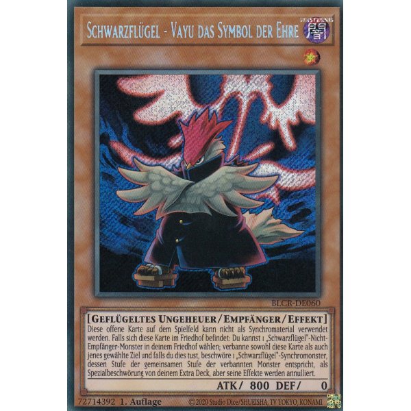 Schwarzfl&uuml;gel - Vayu das Symbol der Ehre BLCR-DE060
