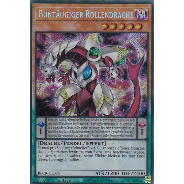 Bunt&auml;ugiger Rollendrache BLCR-DE074