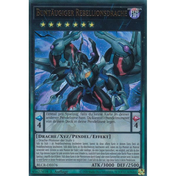 Bunt&auml;ugiger Rebellionsdrache BLCR-DE076