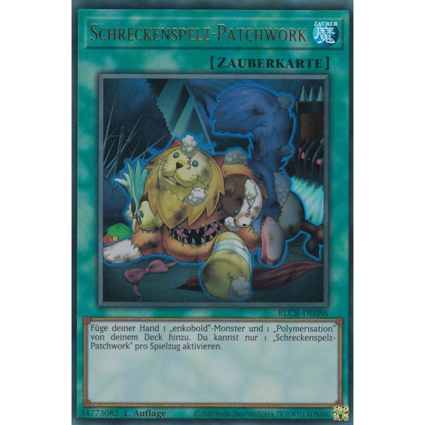 Schreckenspelz-Patchwork BLCR-DE086