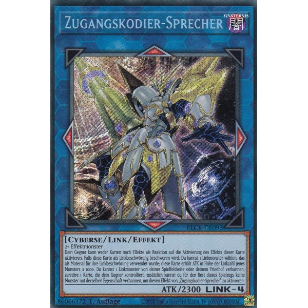 Zugangskodier-Sprecher BLCR-DE093