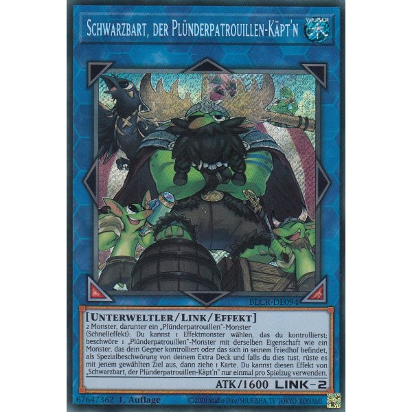 Schwarzbart, der Pl&uuml;nderpatrouillen-K&auml;ptn BLCR-DE094