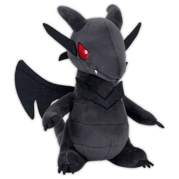 Rot&auml;ugiger schwarzer Drache Pl&uuml;schfigur 19 cm - Yu-Gi-Oh! Kuscheltier