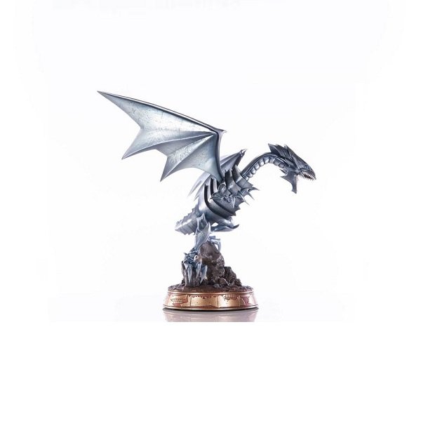 Yu-Gi-Oh! Figur/Statue - Blau&auml;ugiger w. Drache ca. 35 cm - Silver Edition
