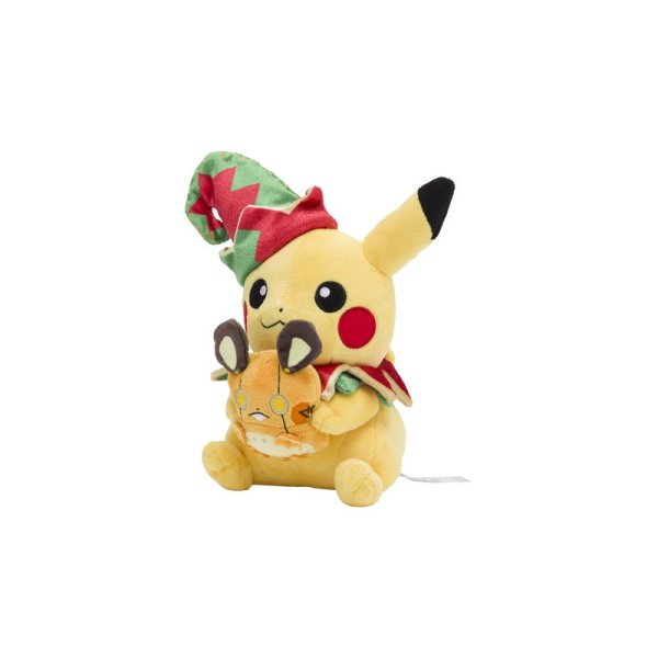 Pikachu Pl&uuml;schfigur 20 cm Christmas Toy Factory 2022 - Pokemon Kuscheltier