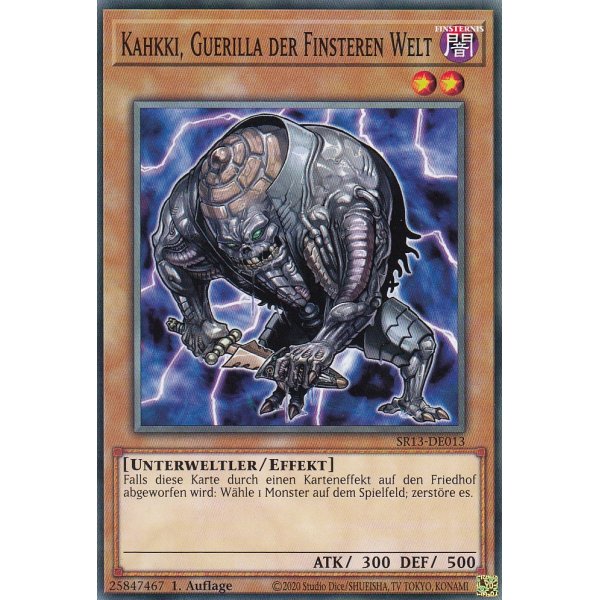 Kahkki, Guerilla der Finsteren Welt SR13-DE013