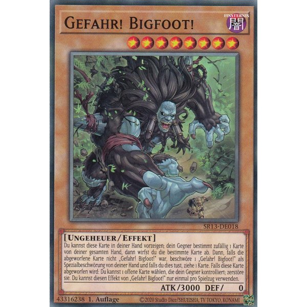 Gefahr! Bigfoot! SR13-DE018